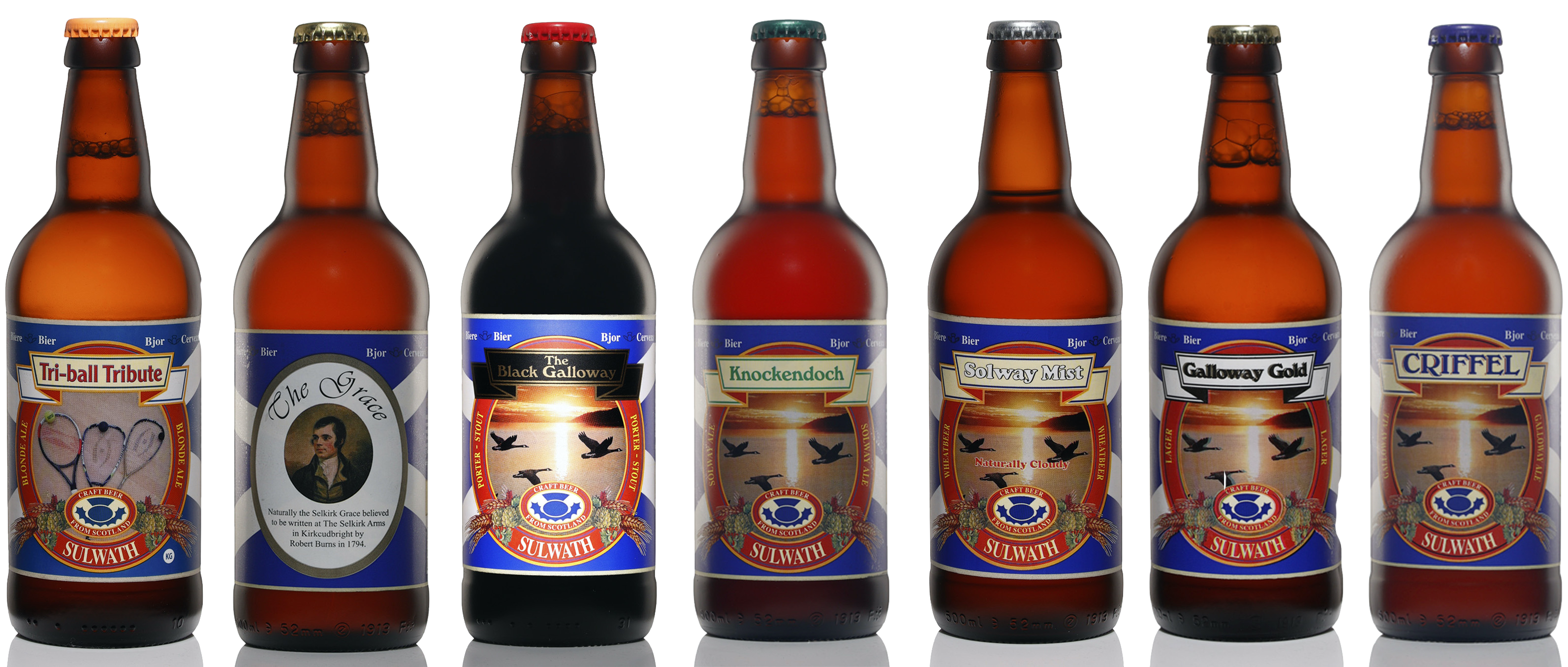 Sulwath Bottles - No Background